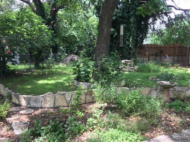 Property in Boerne Tx, Pollinator Garden certified by Native Plant Society of Texas and Texas Master Naturalists.